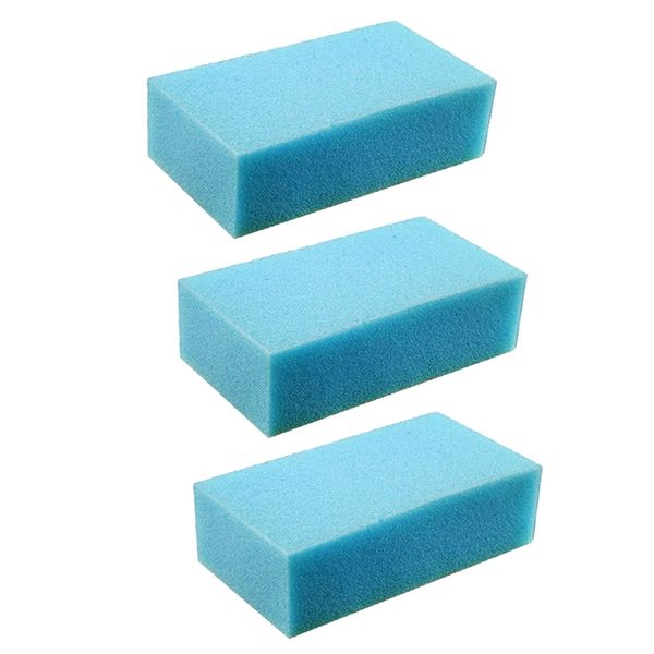 

3 pack reusable barber hairdressing cleaning sponge duster remover for body blue, Silver