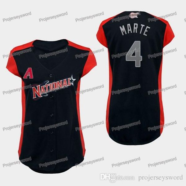 

Womens National League Arizona Ketel Marte Diamondbacks Jersey 4 Ketel Marte 100% Stitched Custom Any Name Any Number Baseball Jerseys Navy