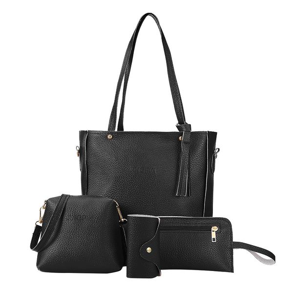 

four-piece bag handbags women bags 2019 new fashion four-piece suit shoulder bag ladies messenger wallet