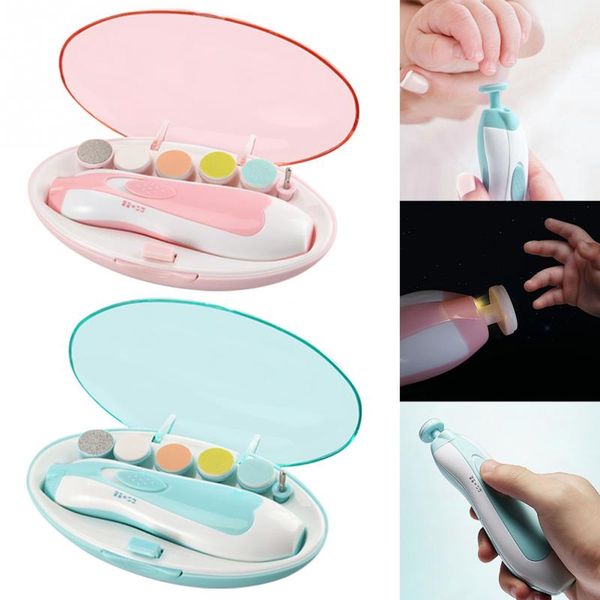 

multifunctional baby electric nail care polisher 360 degree rotation nail cutter & polisher silent for baby care nail products