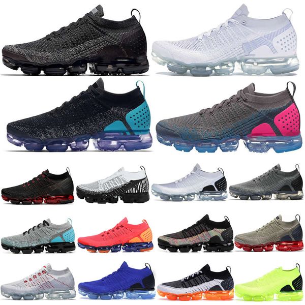 

2020 bred triple black multi color runner 2.0 running shoes university red white thunder grey racer blue orca women mens sport sneakers