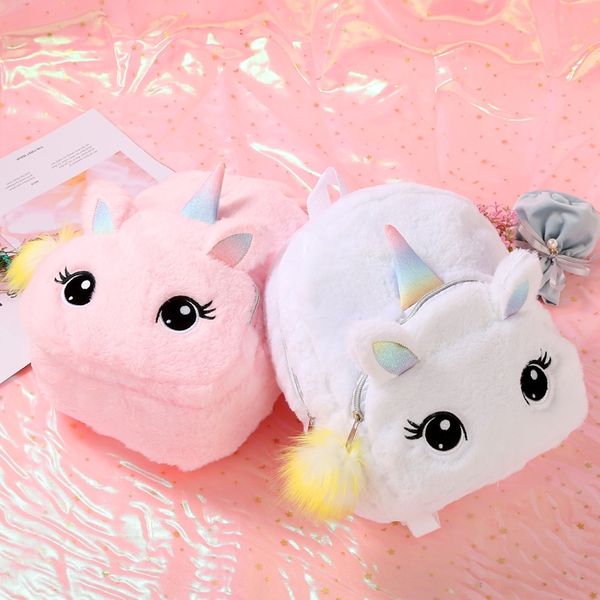 

book 6-color shell shell bag plush unicorn backpack plush book unicorn bag