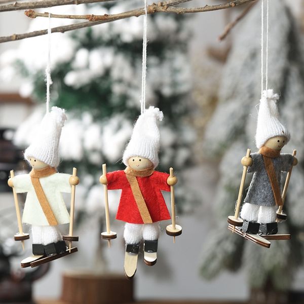 

2020 new year latest christmas angel dolls cute xmas tree ornament noel deco christmas decoration for home navidad 2019 kid gift