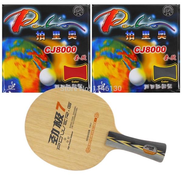 

dhs power g7 pg7 pg 7 long shakehand-fl with 2 pieces palio cj8000 2 side loop type 2015 the new listing