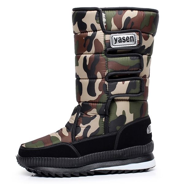 army green snow boots