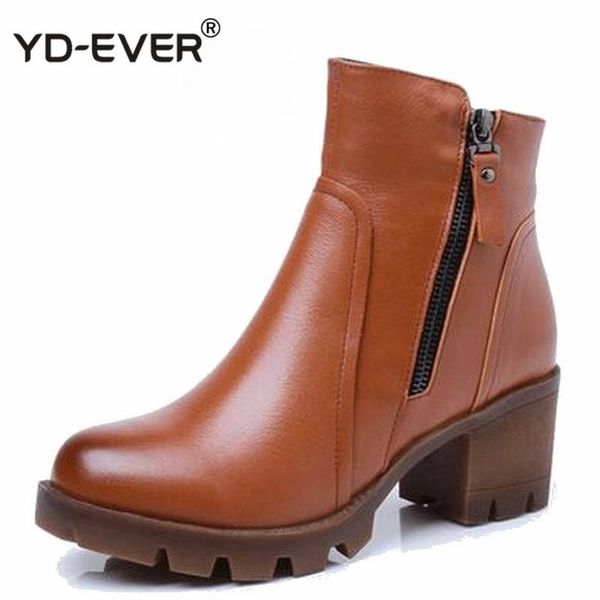 

autumn winter women ankle boots new fashion wool fur warm woman snow boots for ladies shoes plus size 34-40, Black