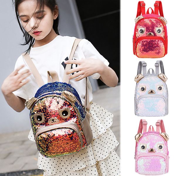 

ocardian backpack student kids girls cartoon sequin school backpack mochila satchel travel shoulder bag children backpacks