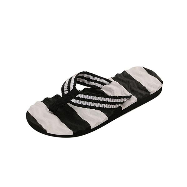 

jaycosin slippers women stripe female shoes summer sandals slipper indoor outdoor flip-flops beach slippers for party 2020, Black