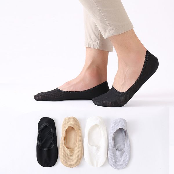 

fashion casual socks women summer solid colorfashion cotton ice silk soft non-slip thin sports y722, Black;white