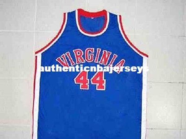 

#44 george gervin virginia squires retro stitched embroidery basketball jerseys custom any number and name jerseys xs-6xl vest jerseys, Black;blue