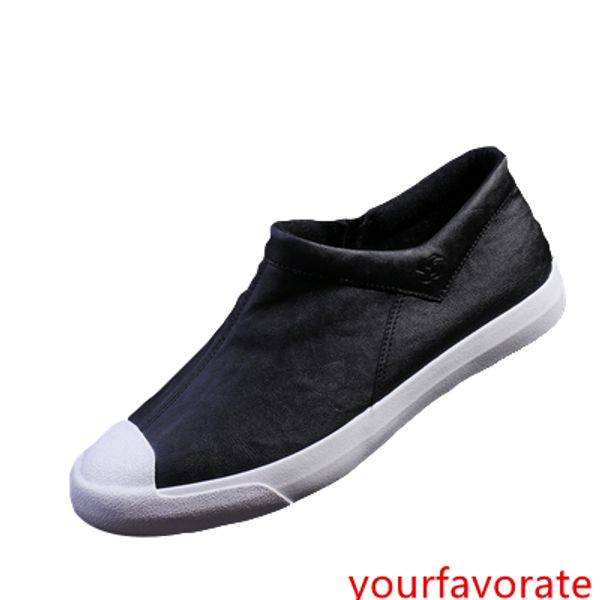 

men leather shoes mens casual shoes leather soft bottom black korean trend work business casual shoes autumn 2019 new