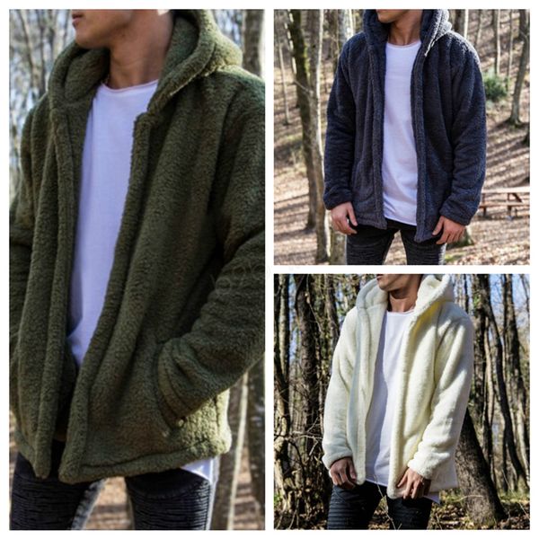 

19ss зима дизайнер теплый капюшоном молния пальто сплошной цвет с карманами hombres пальто и пиджаки для мужчин, Black;brown