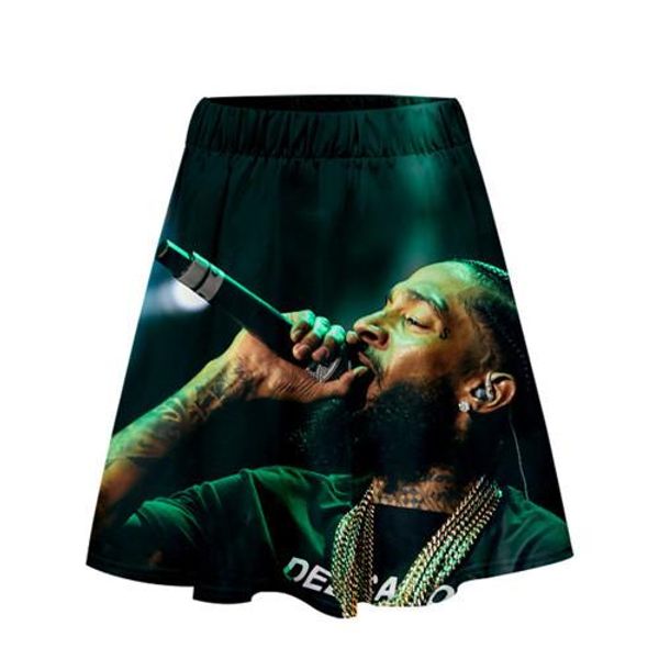 

rip nipsey hussle womens skirts rapper hip hop summer dresses fashion casual female casual aparel, Black