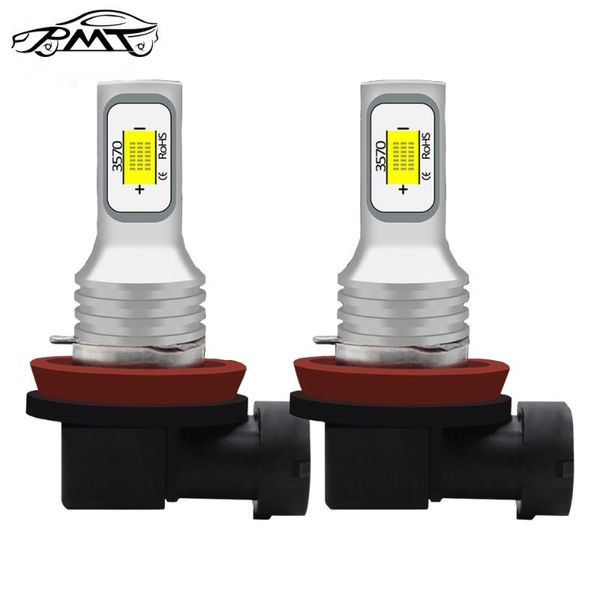 

bmt 1 pair car led light h11 h8 drl daytime running fog lights h7 h1 h3 hb4 hb3 h27 880 881 p13w h27w h16 canbus auto lamp bulbs