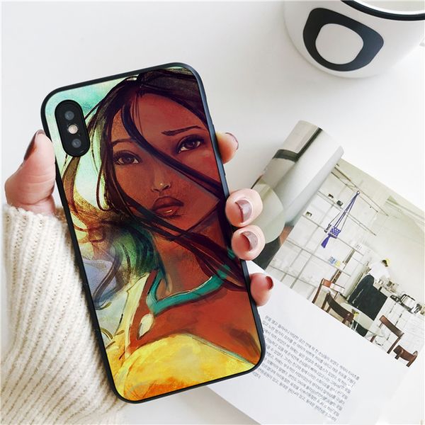 

coque pocahontas cover for iphone 11 pro xs max xr case for iphone 8 7 6s plus 5s se 5 case soft silicone cover.