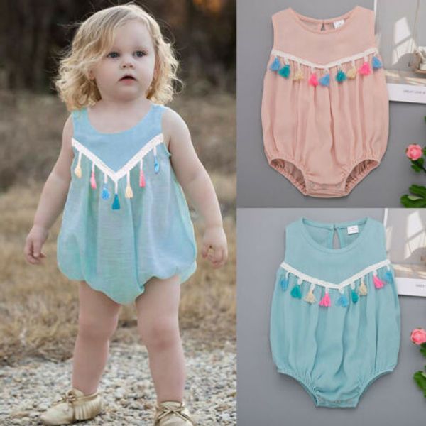 

Newborn Infant Toddler Baby Girl Romper Jumpsuit One-Pieces Outfits Clothes Sunsuit Summer Playsuit Casual Baby Clothes 0--24M