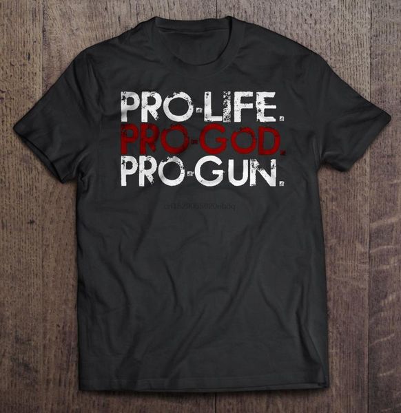 

men t shirt pro life pro god gun version2 women t-shirt, White;black