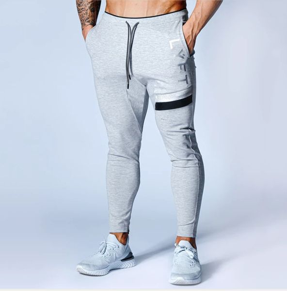 

sports pants men's casual color blocking sweatpants hip hop style slim joggers trend 2020 men's fashion men sports pants fitness p, Black