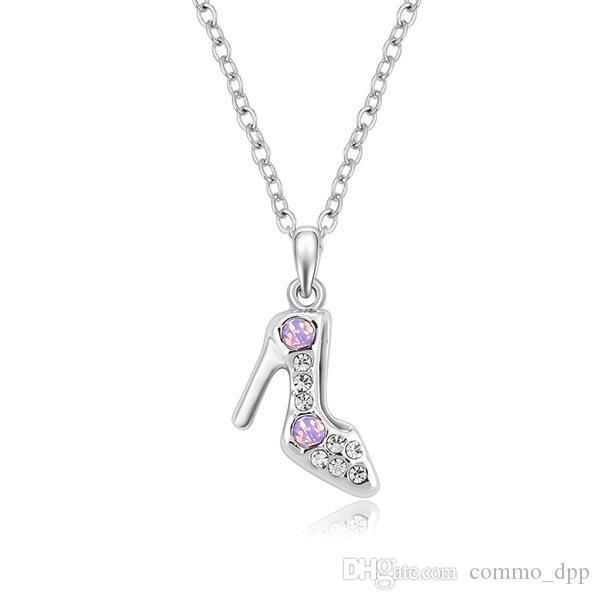 

Ѭоконе Ѭђалне вокие каблђки подвека ожеѬел дл женин коѬейкой ђ Silver