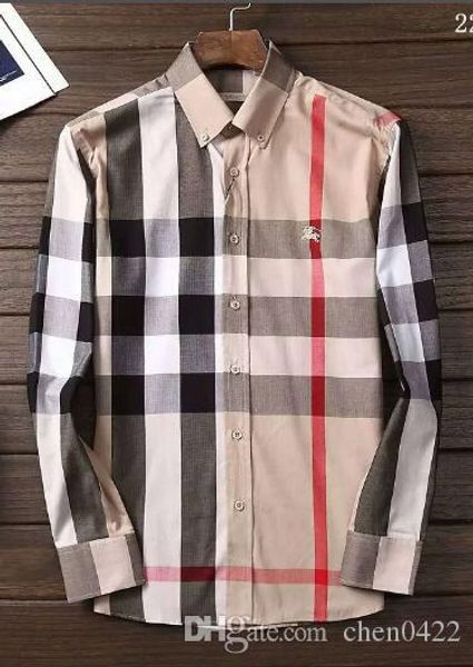 

2019 brand men's business casual shirt mens long sleeve striped slim fit camisa masculina social male shirts new fashion shirt005, White;black