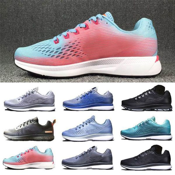 

new zoom pegasus sports running shoes 2019 mens womens cushion designer moonfall breathable sneakers utility trainers jogging casual shoes, White;red