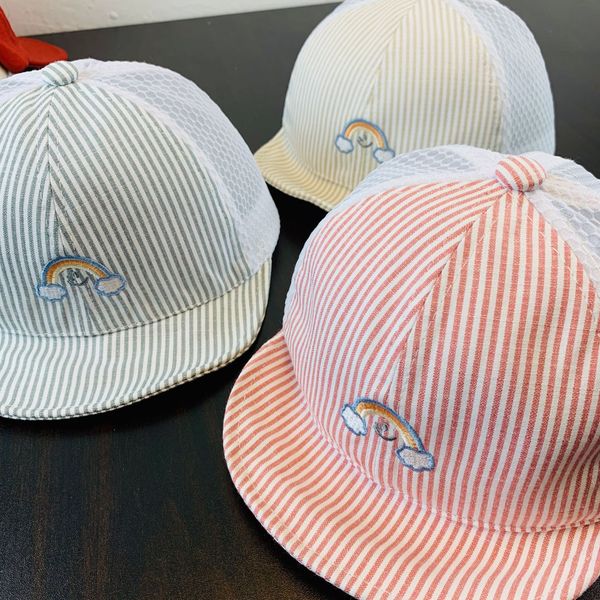 

hat autumn thin male and female children's baseball sun-proof and sunshade cute baby baseball cap baby cap super cute, Yellow