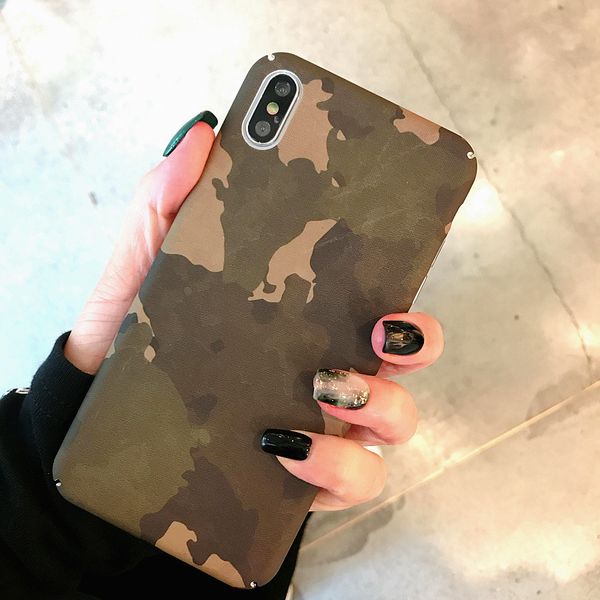 

military green camouflage applicable to apple xs phone shell iphone 7/8plus grinding set xr/max tide men and women 6