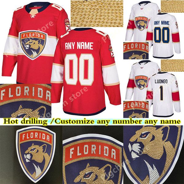 

горячей бурения версию флорида пантерз джерси 16 баркова 72 бобровский 1 луонго 5 экблад 68 хоффман пользовательские любое имя любое количес, Black;red