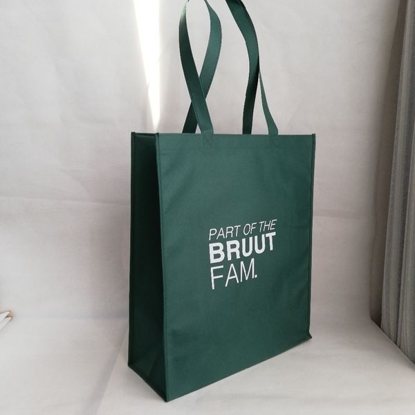 

1000шт / серия толстого 120g non woven shopping tote сумка больше вес может быть удерживать многоразовый заказ сумка для ткани магазина и ры
