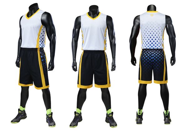 

0278 men 2020 basketball jersey yellow embroidery logos comfortable pure color stitched custom outdoor jersey high quality, Black;red