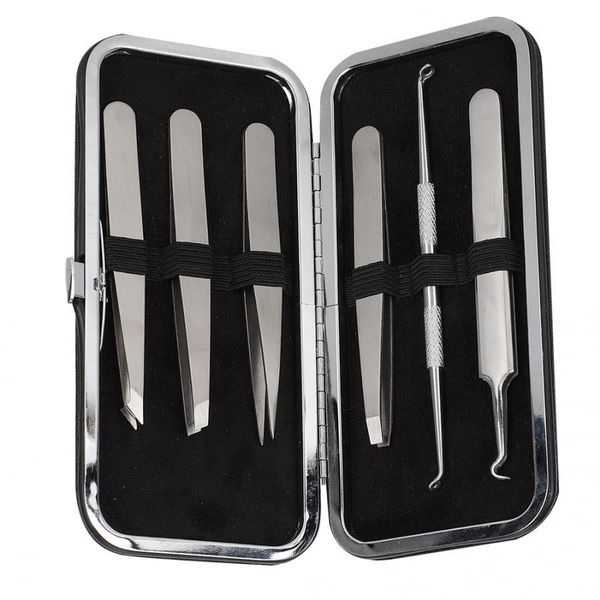 

pimple remover tool 6pcs stainless steel pimples blackheads extractor tweezers needles face skin care for face cleaning
