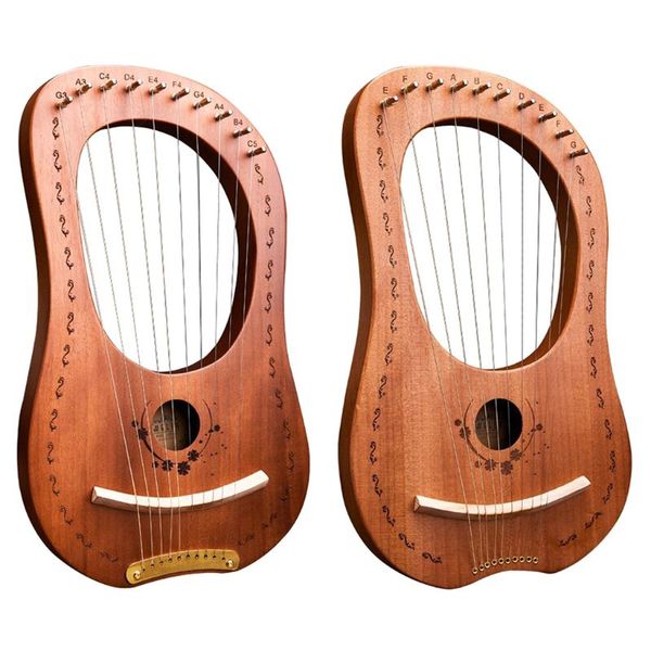 

портативный practice арфа solid wood 10 строка лир арфа музыкальный инструмент для детей подарки