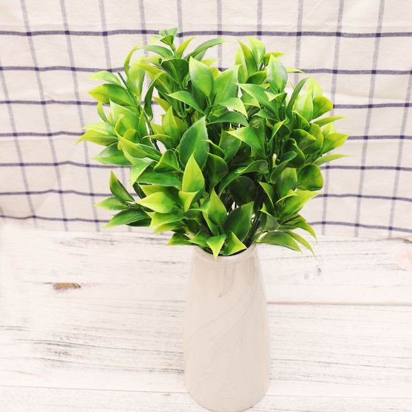 

eucalyptus plastic artificial plants green jungle tropical party decoration olive leaves fake flowers home wedding decor bouquet