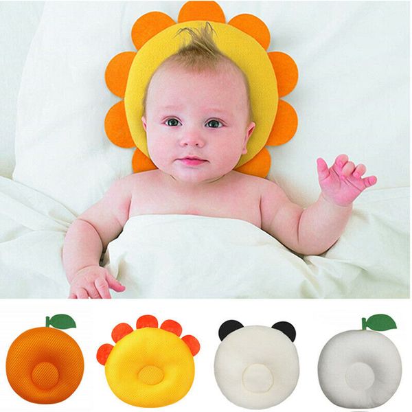 

симпатичные новорожденный ребенок младенческой хлопок подушка позиционер предотвращение плоской головкой анти ролл