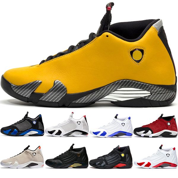 

men basketball shoes 14s mens trainers gym red dmp hyper royal candy cane black toe mens sports sneaker size 7-13