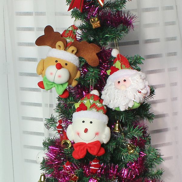 

new christmas pendant santa claus snowman elk christmas doll tree decorations .8