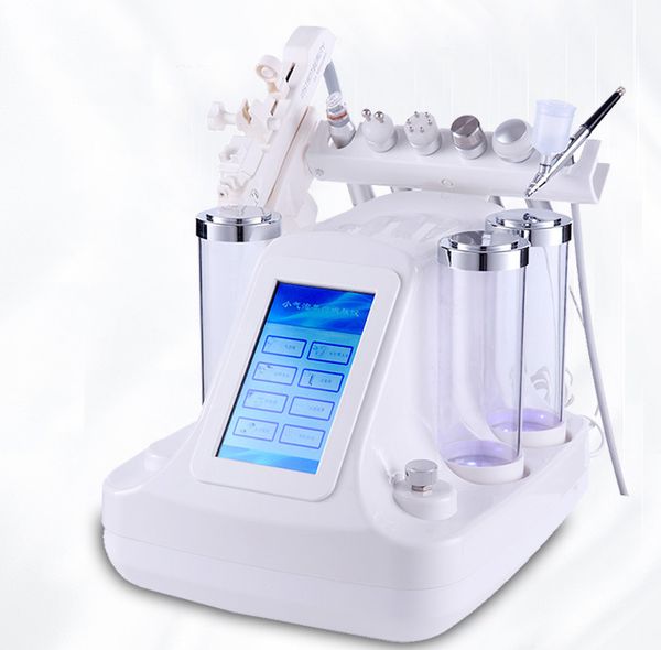 

8 in 1 hydra dermabrasion multifunctional facial care machine 7 led light mask with ultrasonic rf bio cooling oxygen jet microdermabrasion