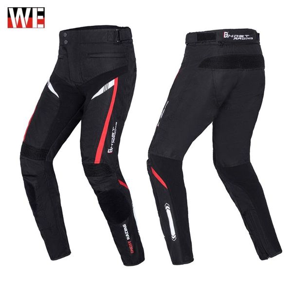 

ghost racing men's motorcycle pants winter warm motorcross riding pants protective gear hip sponge protection with kneepads