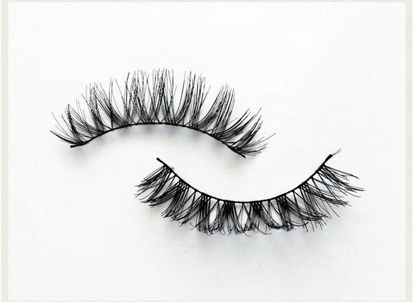 

5 pairs makeup handmade natural cross long false eyelashes makeup extension