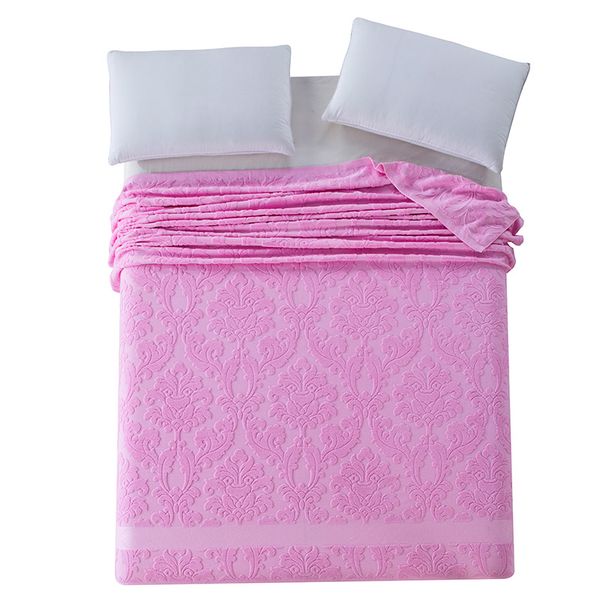 

sell towel blanket 100% cotton bedspread for double bed flower pattern full queen size room towel blankets on the bed