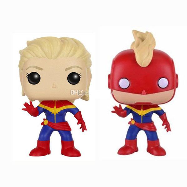 

funko pop captain marvel маскированные виниловые фигурки коллекционные персонажи super hero модель фигурки для детей детские игрушки