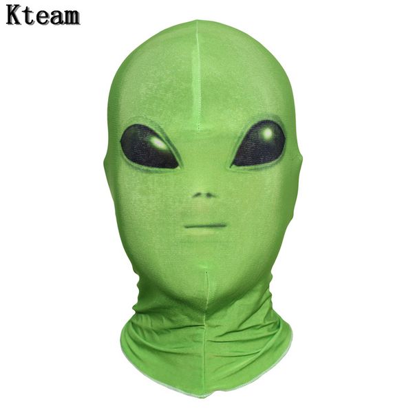 

new halloween party creepy vinyl ufo mask alien head mask cosplay party supplies