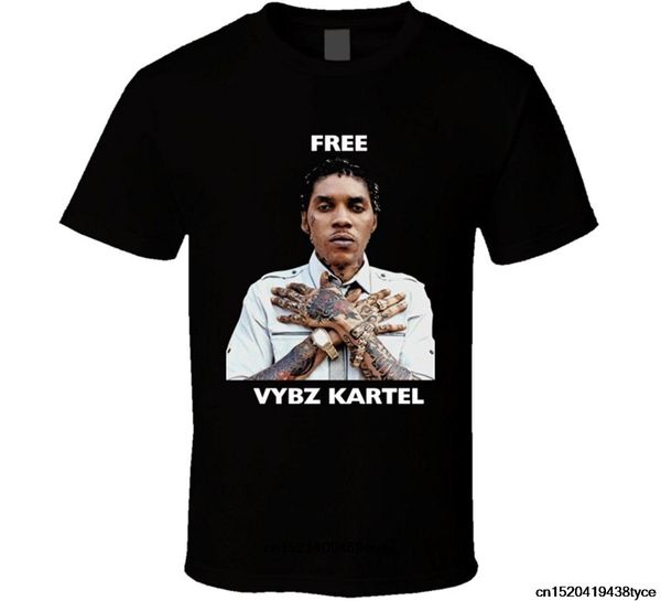 

vybz kartel gaza rap hip hop singer jamaica reggae t shirt, White;black