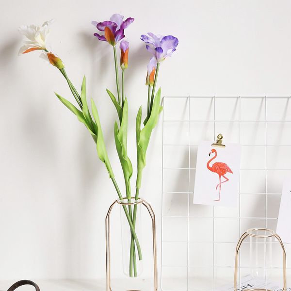 

9.5cm bauhinia simulation flower home decoration wedding holding flower wall plant wall fake bush decoration fake