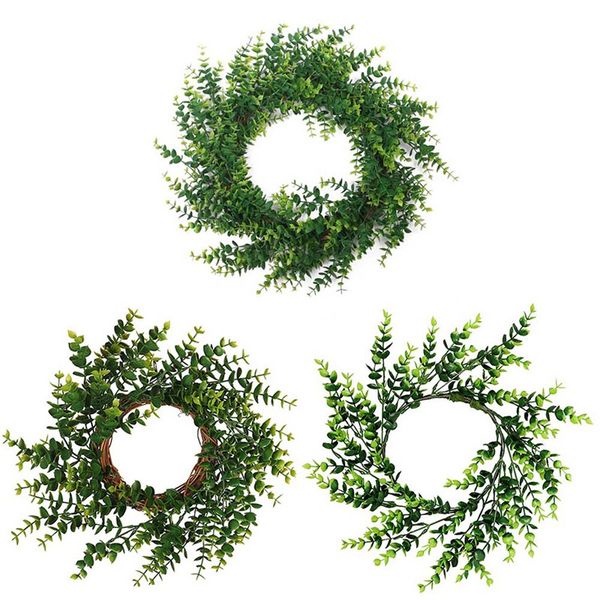 

artificial leaf garland plants vine fake foliage handmade for home decor wedding decoration diy wreath