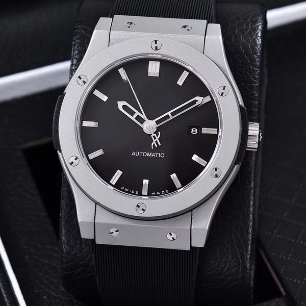 

Orologio Men Mens Watch Watches Montres Automatic Mechanical Movement Black Blue Grey Band Sport Wristwatches
