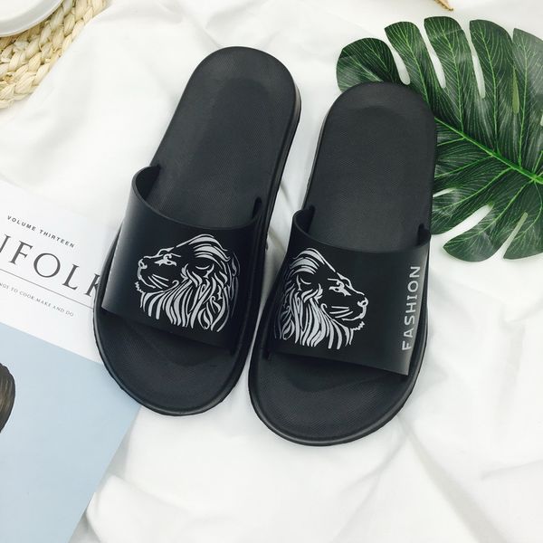 

men's slippers eva slippers men shoes women pair of flip flops soft black and white casual stripes summer male chaussures femme