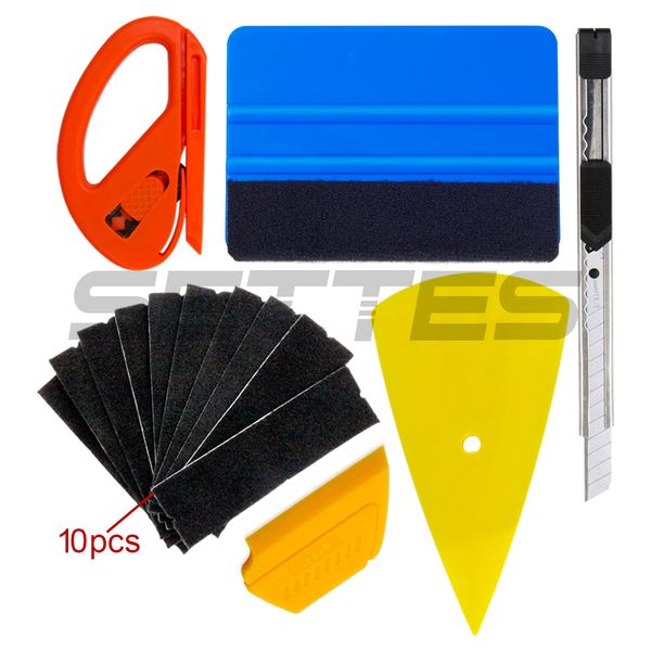 

car film sticker carbon fiber installing application tools car styling tool felt squeegee scraper vinyl cutting art knife