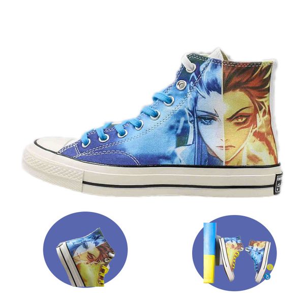 

Covase 1970s Nezha Designer Canvas Shoes Fashion Chinese Mythological Figures Sports Casual Shoe Men Woman Sneaker