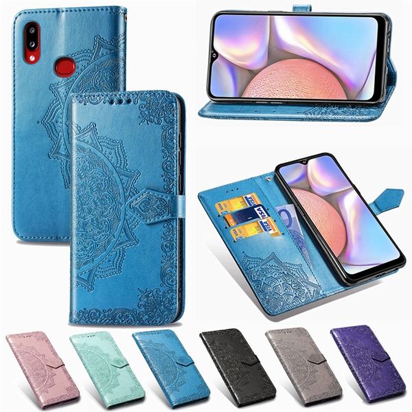 

For iphone 11 pro max am ung galaxy m30 a10 a20 a30 a50 moto e6 mandala flower wallet leather ca e card tand fa hion flip kin cover